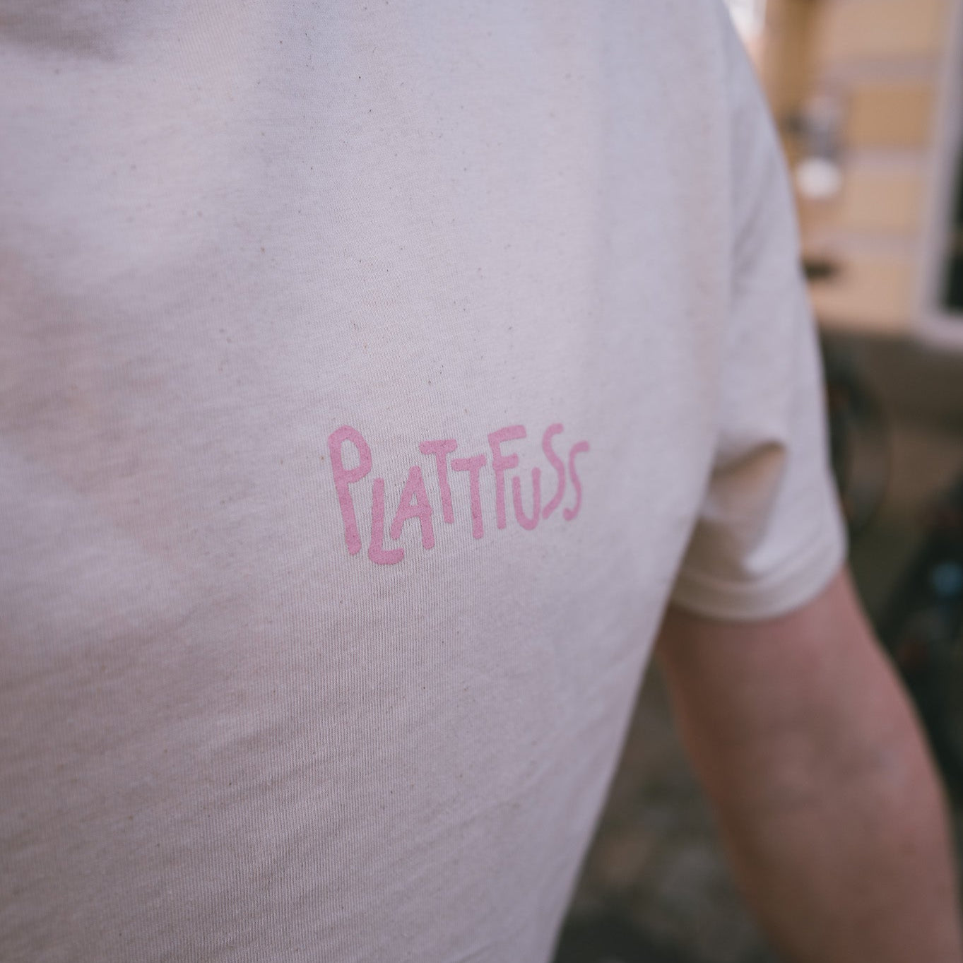 Klaps auf den Sattel Shirt - Rosé auf Natur