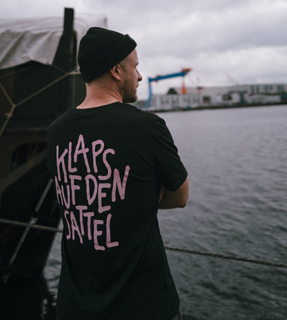 Klaps auf den Sattel Shirt - schwarz rosa