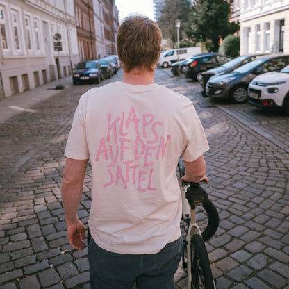 Klaps auf den Sattel Shirt - Rosé auf Natur