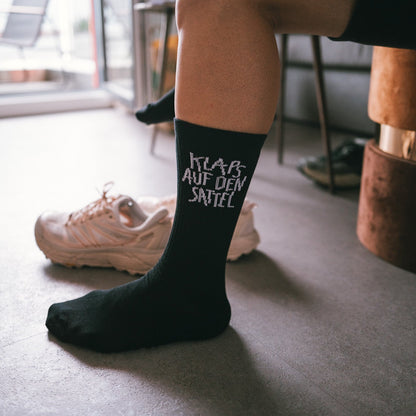 Tennis Socken - Klaps schwarz