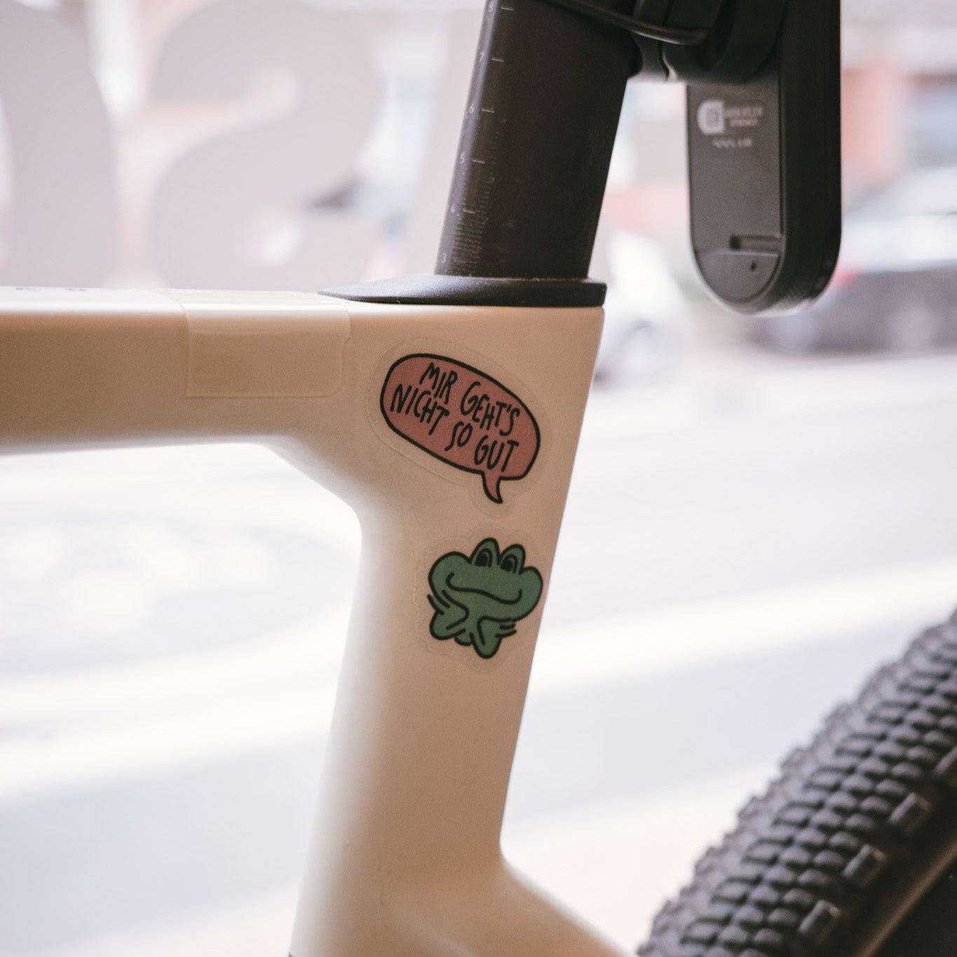 Plattfuss Decals für Rahmen oder Helm