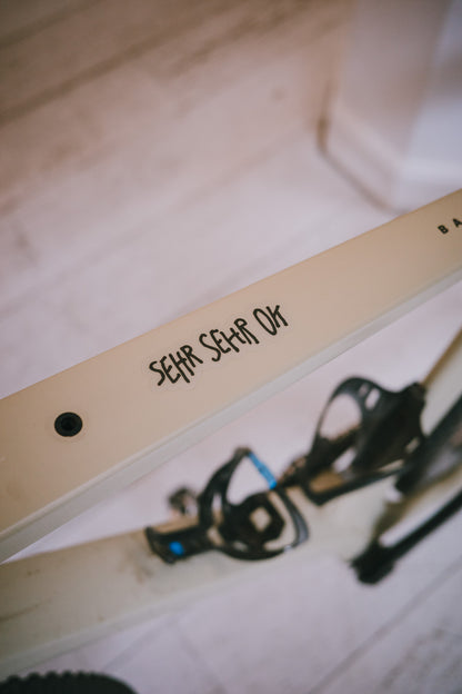 Plattfuss Decals für Rahmen oder Helm